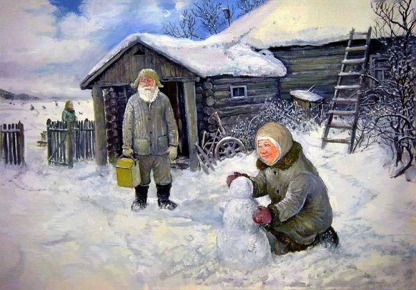 Леонид Баранов старички картины