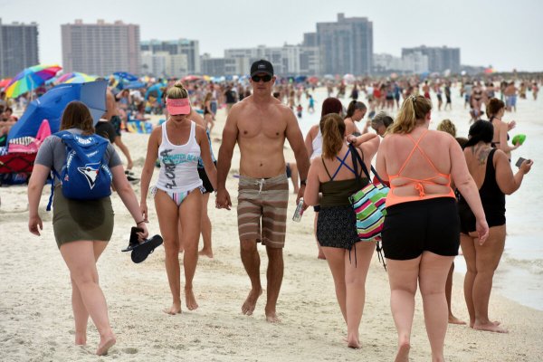 Американцы на пляже