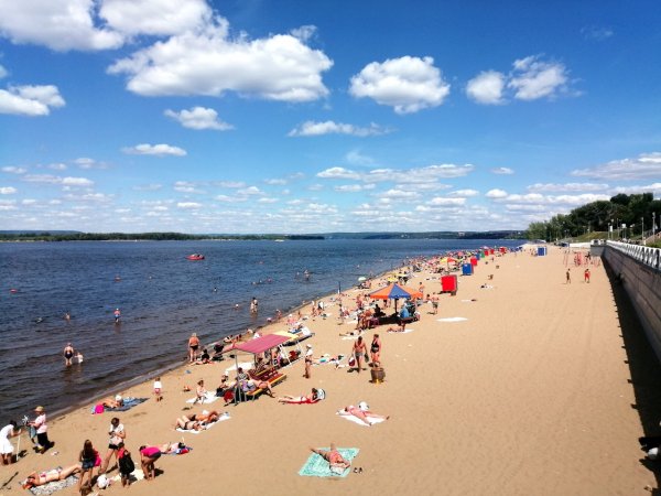 Городской пляж город Сыктывкар