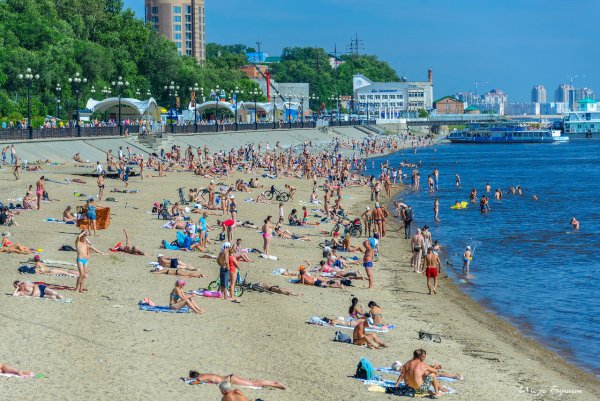 Пляж Хабаровск Центральный Хабаровска