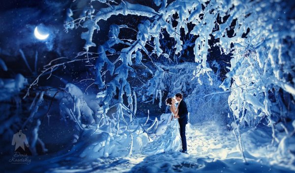 Зима снег волшебство