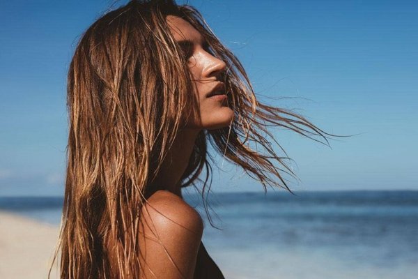 Волосы летом