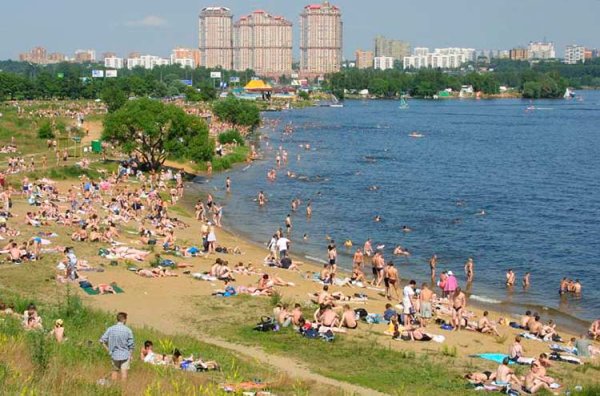 Строгино озеро