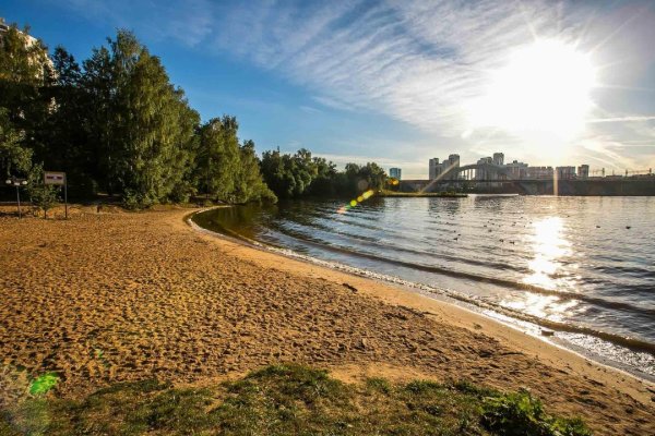 Серебрянный Бор в Химках пляж