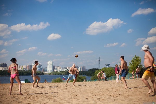 Пляж Рублево Мякининское шоссе