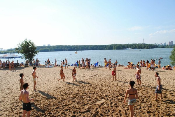 Пляж Рублево Мякининское шоссе