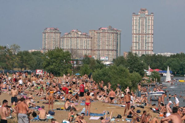 Серебряный Бор Строгино пляж