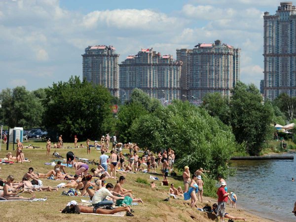 Серебряный Бор Москва пляж