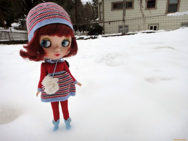 Шапка "кукла"