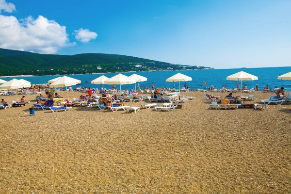 Пляж пансионата Кабардинка