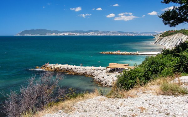 Пляж Виктория Кабардинка