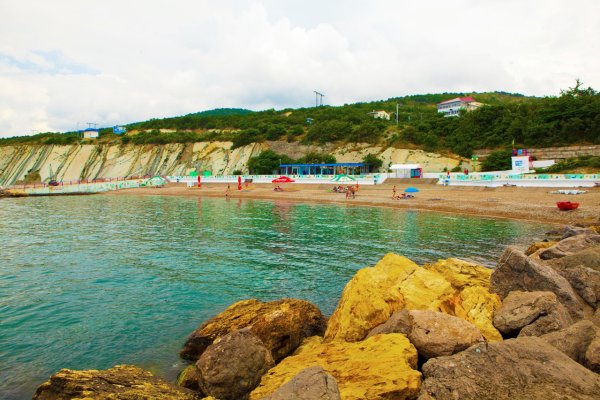 Пляж пансионата Виктория Кабардинка