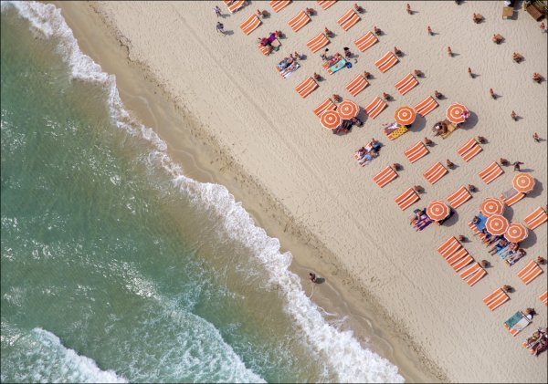 Пляж вид сверху