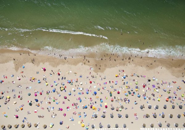 Пляж с высоты птичьего полета