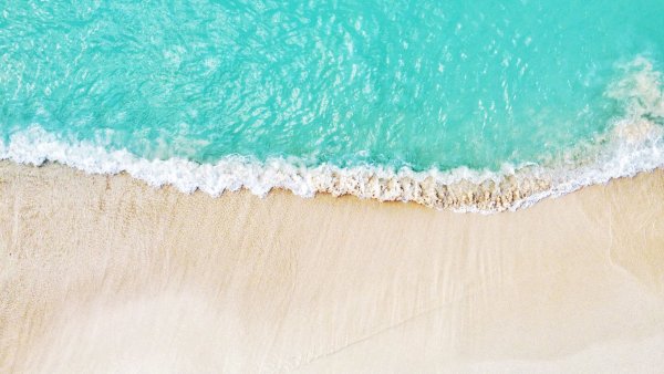 Море пляж сверху