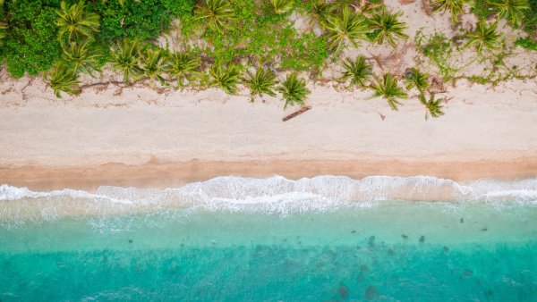 Пляж вид сверху