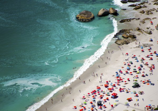 Пляж вид сверху