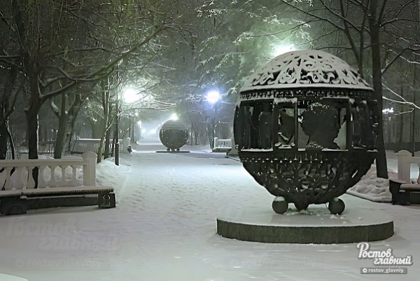 Пушкинская улица Ростов-на-Дону зимой