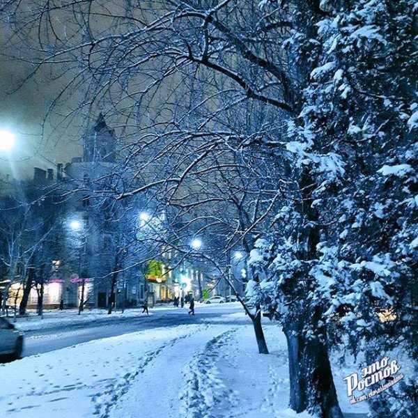 Зима в Ростове