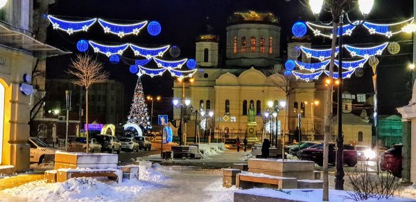 Ростов-на-Дону ул Ленина зимой