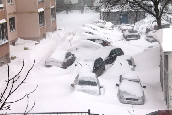 Снегопад в Ростове на Дону 2014