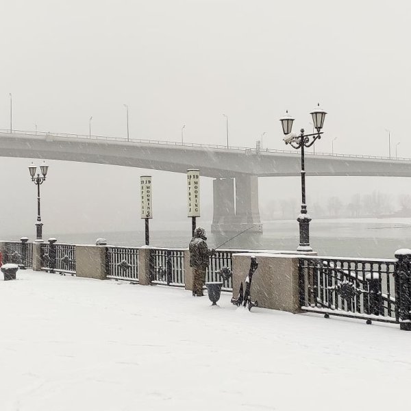 Заснеженный Ростов на Дону