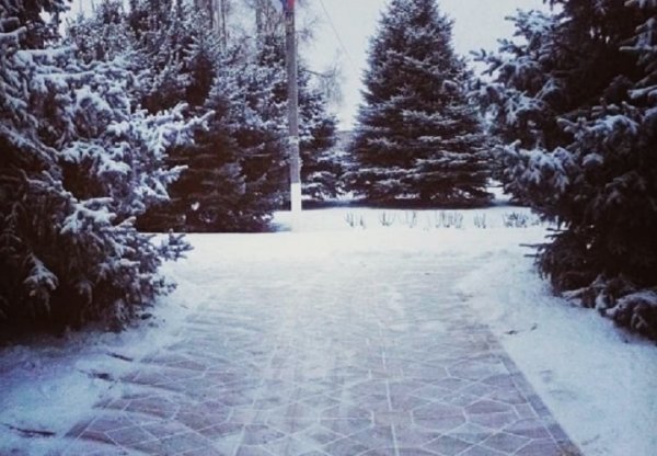 Первый снег в Ростове на Дону 2021