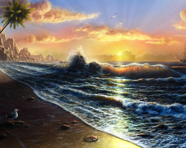 Сказочное море