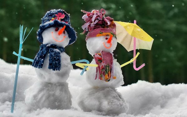 Креативный Снеговик