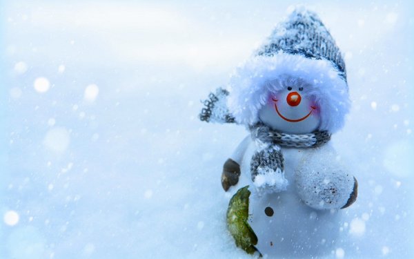 Обои Снеговик