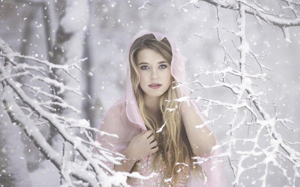 Портрет красавицы зимы