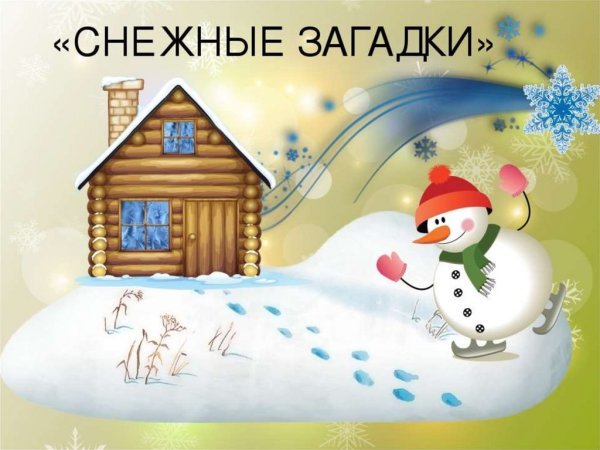 Снежные загадки