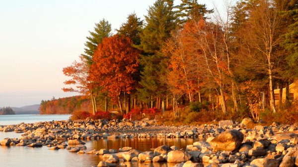 Золотая осень на море