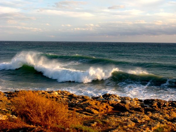 Море осенью