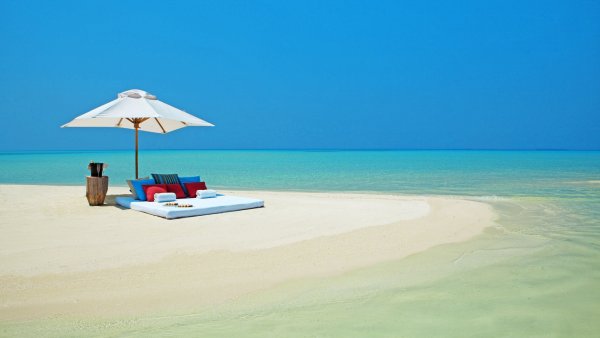 Места отдыха на пляже