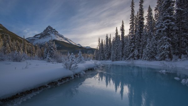 Национальный парк Канады Банф зима