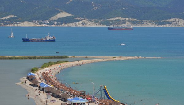 Пляж Суджукская коса Новороссийск