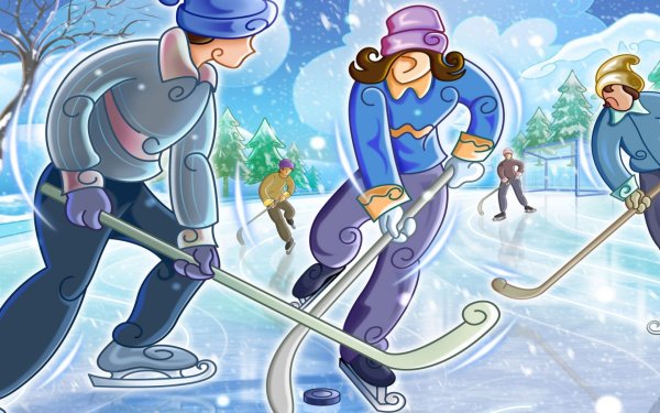 Зимние спортивные игры для детей