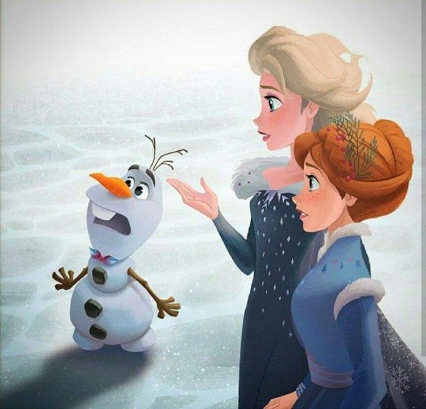 Олаф и Холодное приключение Анна