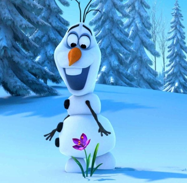 Холодное сердце мультфильм Олаф
