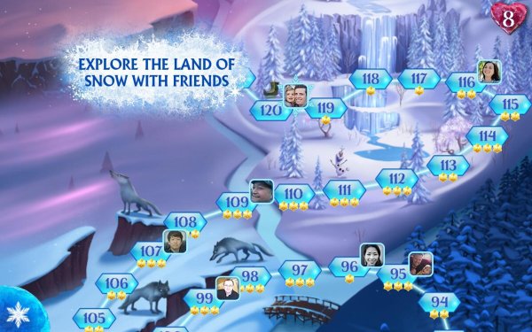 Карта Холодное сердце