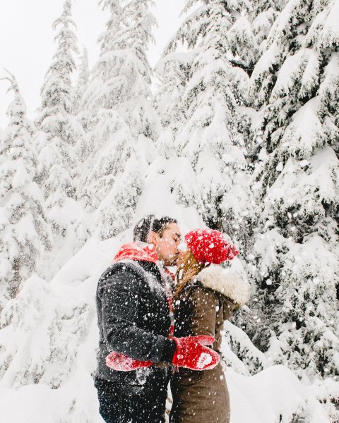 Поцелуй зимой