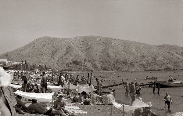 Пляжи Крыма 1965