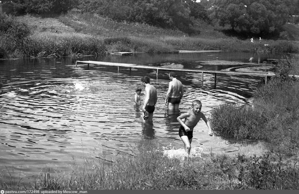 Детство СССР речка