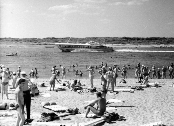 Старый пляж в Котласе