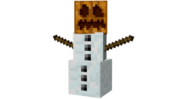 Снеговик майнкрафт