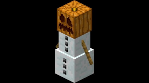 Мобы в МАЙНКРАФТЕ Снеговик