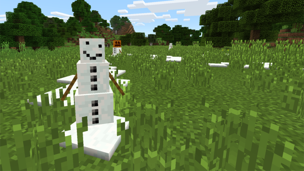 Снежный голем майнкрафт 1.16.4