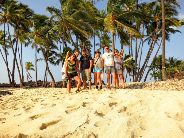 Туристы на Гавайских островах