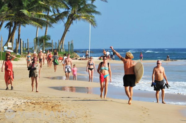 Туристы на Шри Ланке